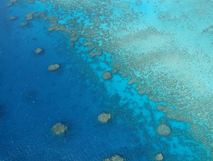 Great Barrier Reef von oben