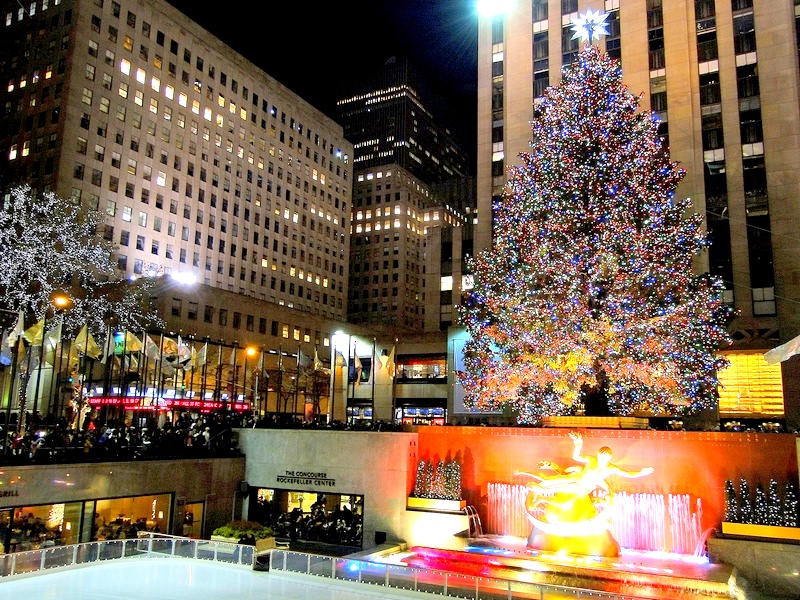 Weihnachtsbaum In New York