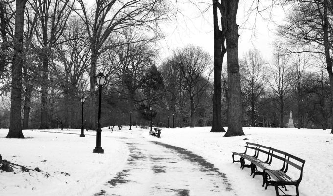 Reisekolumne Schnee in New York