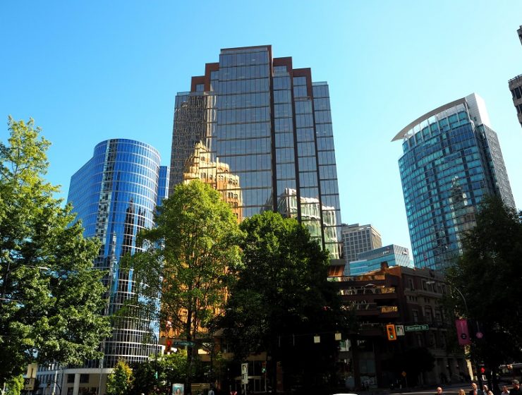 Wolkekratzer Downtown Vancouver