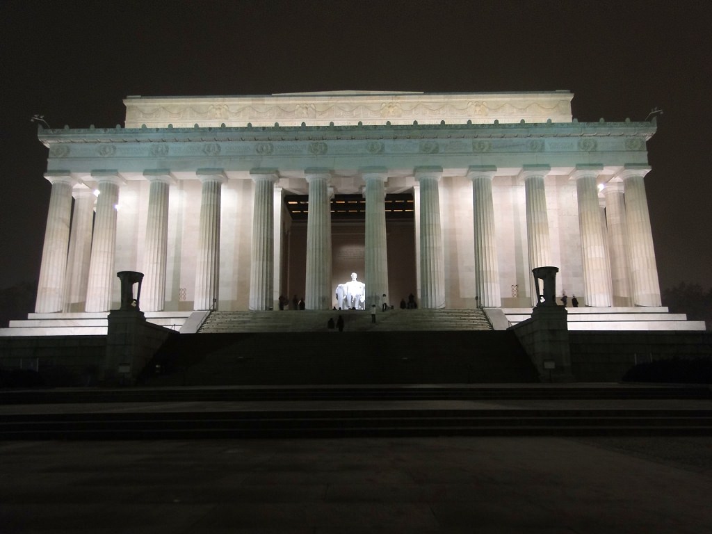 Lincoln Memorial bei Nacht