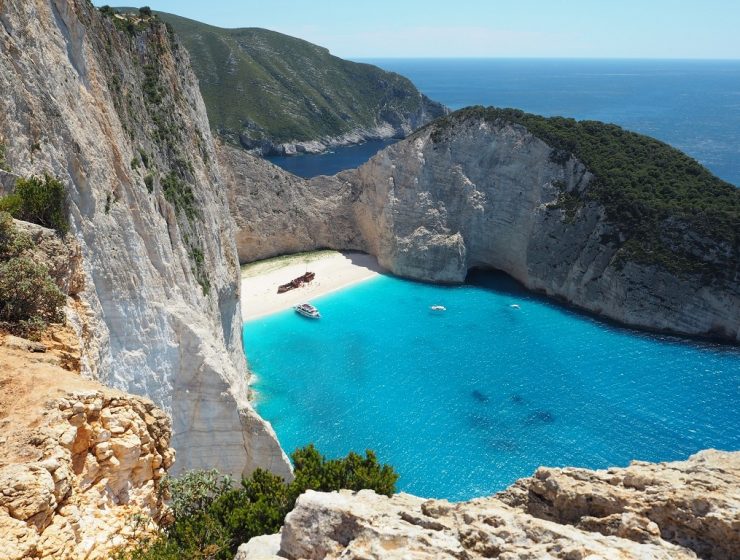 Navagio Bucht von oben