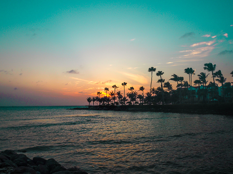 Aruba Sonnenuntergang Reisetipps Reiseblog