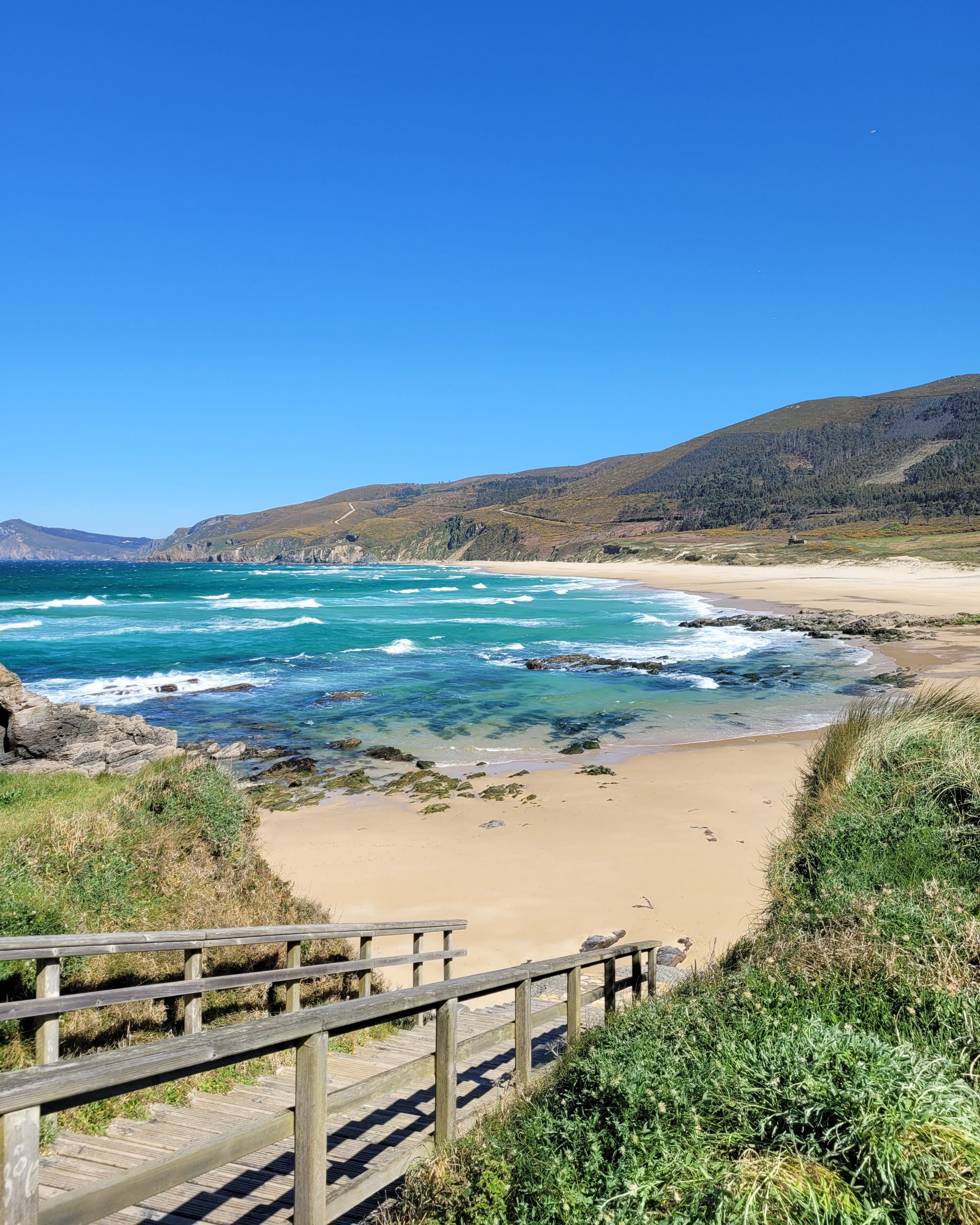 Nordspanien Roadtrip Praia de Ponzos Galicien