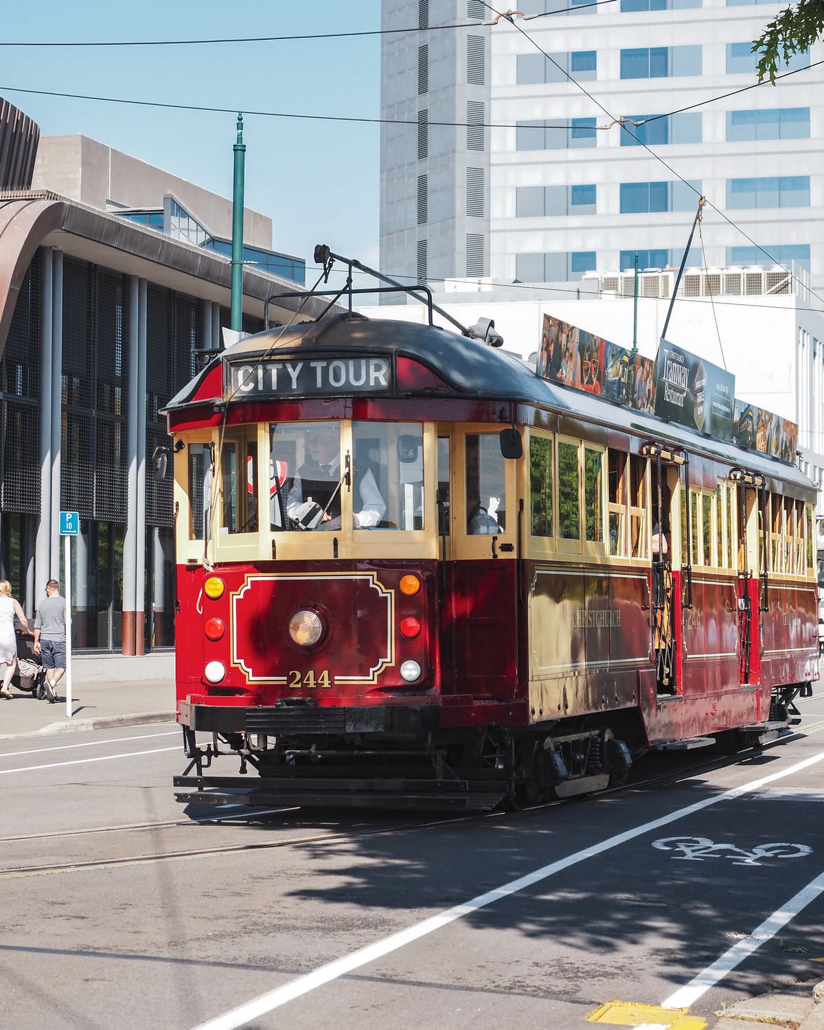 neuseeland-suedinsel-rundreise-christchurch Neuseeland Rundreise Südinsel Christchurch Tram