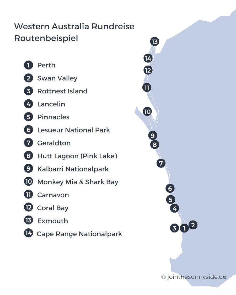 Western Australia Roadtrip Route Highlights Reisetipps Join The Western Australia Roadtrip Route Highlights Reisetipps Join The